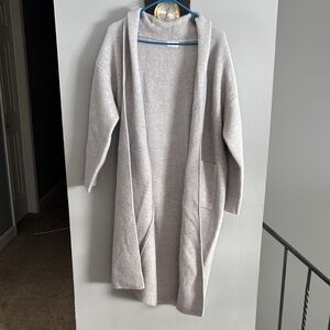 Pink Lily Soft Gray Cardigan